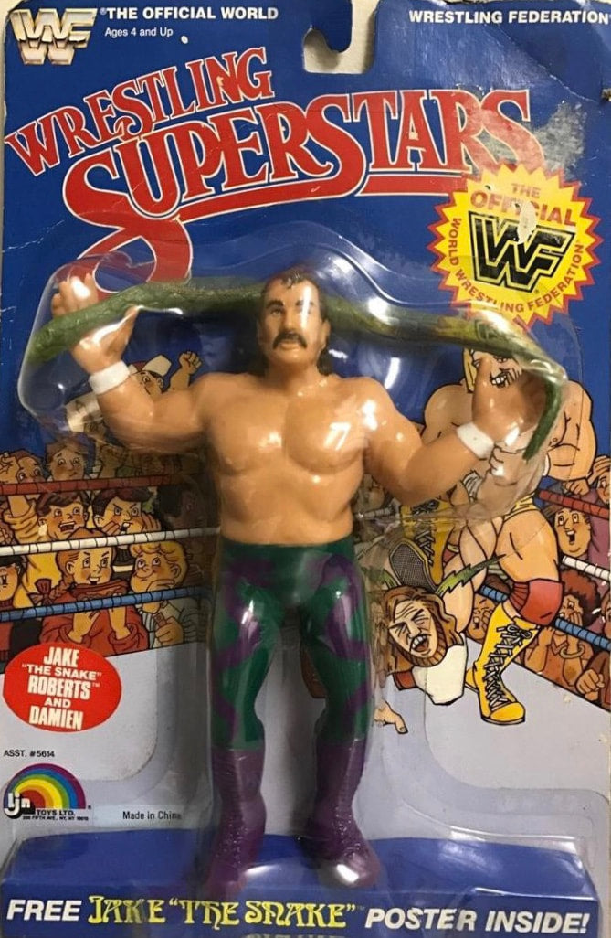 WWF LJN Wrestling Superstars 4 Jake "The Snake" Roberts Action & Toy Figures PWcatalog