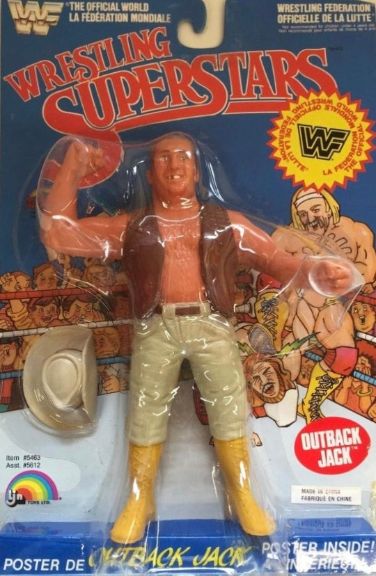 WWF LJN Wrestling Superstars 4 Outback Jack Action & Toy Figures PWcatalog