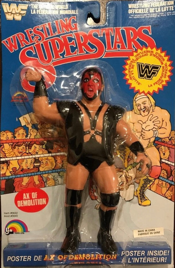 WWF LJN Wrestling Superstars 5 Ax of Demolition Action & Toy Figures PWcatalog