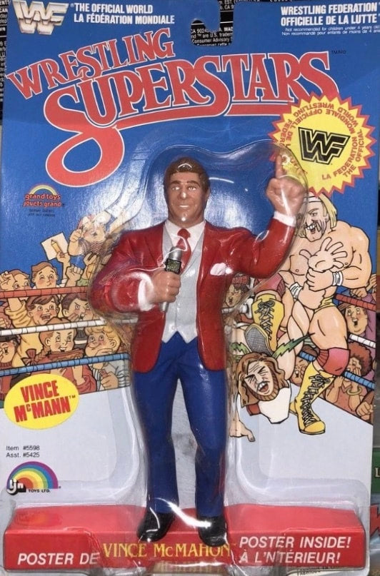 WWF LJN Wrestling Superstars 4 Vince McMann Action & Toy Figures PWcatalog
