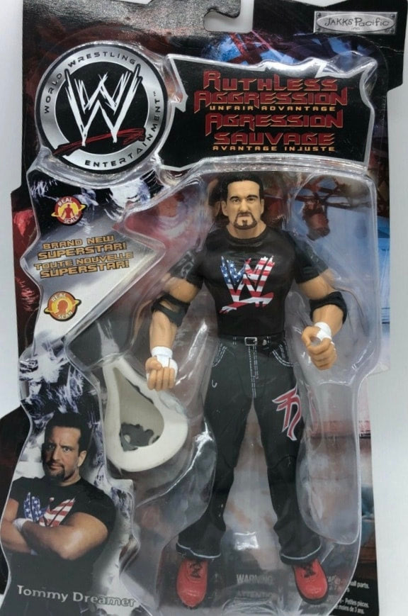 WWE Jakks Pacific Ruthless Aggression 2 Tommy Dreamer Action & Toy Figures PWcatalog