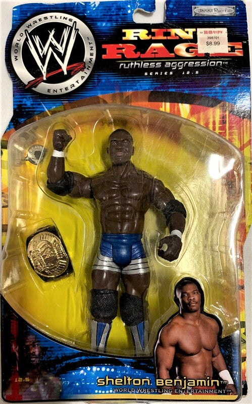WWE Jakks Pacific Ruthless Aggression 12.5 Shelton Benjamin Action & Toy Figures PWcatalog