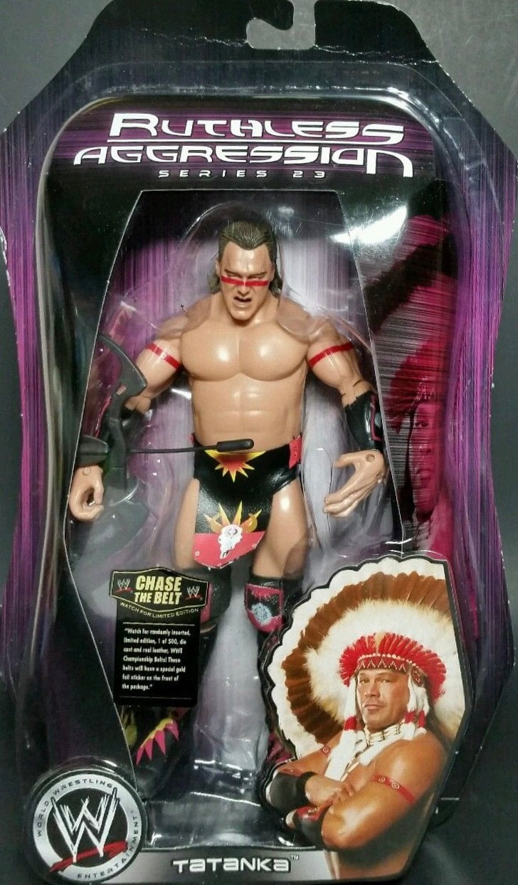 WWE Jakks Pacific Ruthless Aggression 23 Tatanka Action & Toy Figures PWcatalog