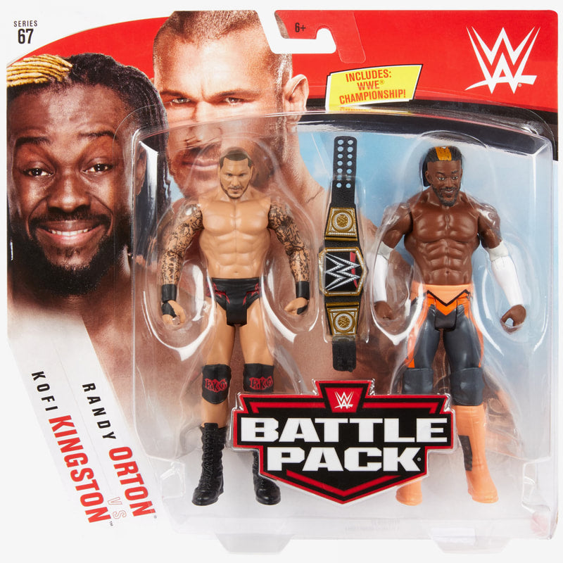 WWE Mattel Battle Packs 67 Randy Orton vs. Kofi Kingston Action & Toy Figures PWcatalog