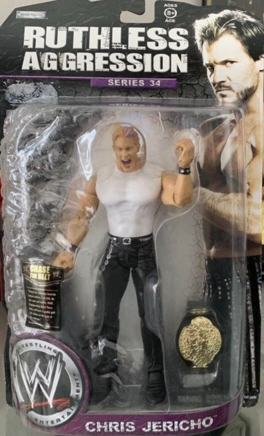 WWE Jakks Pacific Ruthless Aggression 34 Chris Jericho Action & Toy Figures PWcatalog