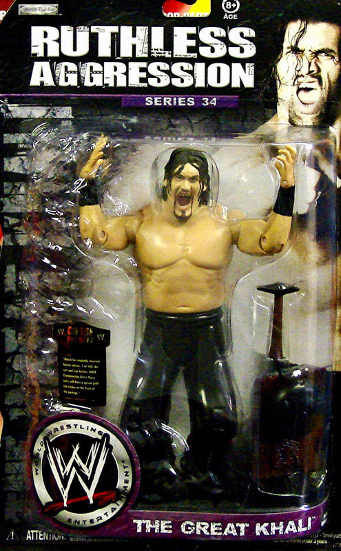 WWE Jakks Pacific Ruthless Aggression 34 The Great Khali Action & Toy Figures PWcatalog