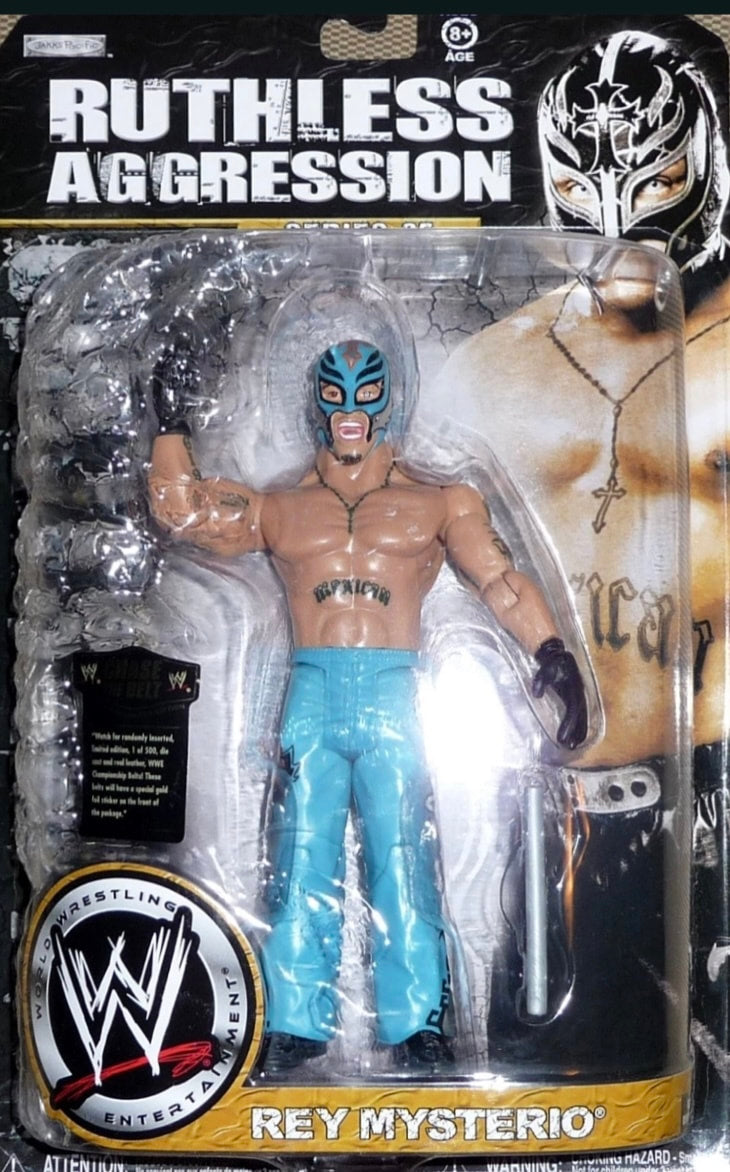 WWE Jakks Pacific Ruthless Aggression 35 Rey Mysterio Action & Toy Figures PWcatalog