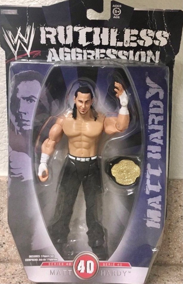 WWE Jakks Pacific Ruthless Aggression 40 Matt Hardy Action & Toy Figures PWcatalog