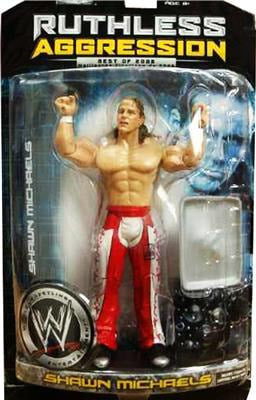WWE Jakks Pacific Ruthless Aggression Best of 2008 Shawn Michaels Action & Toy Figures PWcatalog