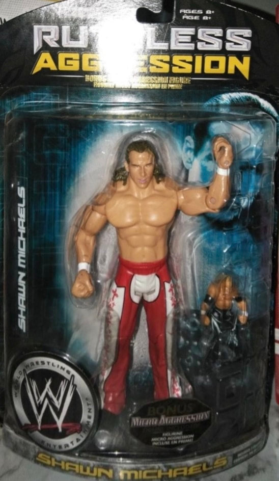 WWE Jakks Pacific Ruthless Aggression With Micro Aggression Series 2 Shawn Michaels Action & Toy Figures PWcatalog