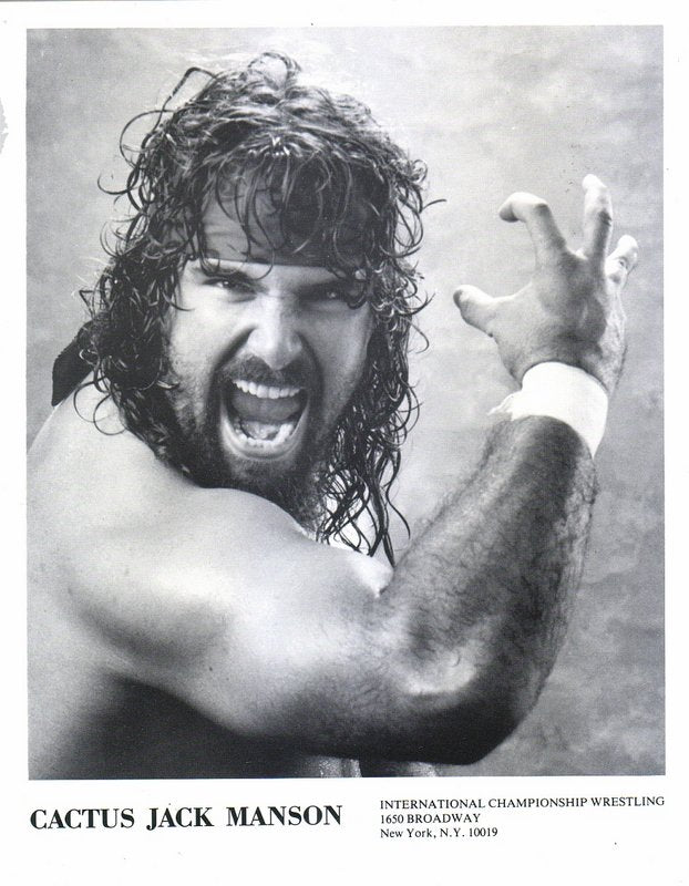 1991 IWCCW Cactus Jack Manson Promo Photo PWcatalog