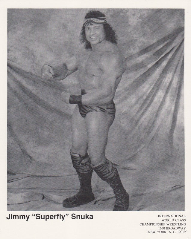 1991 IWCCW Jimmy "Superfly" Snuka Promo Photo PWcatalog