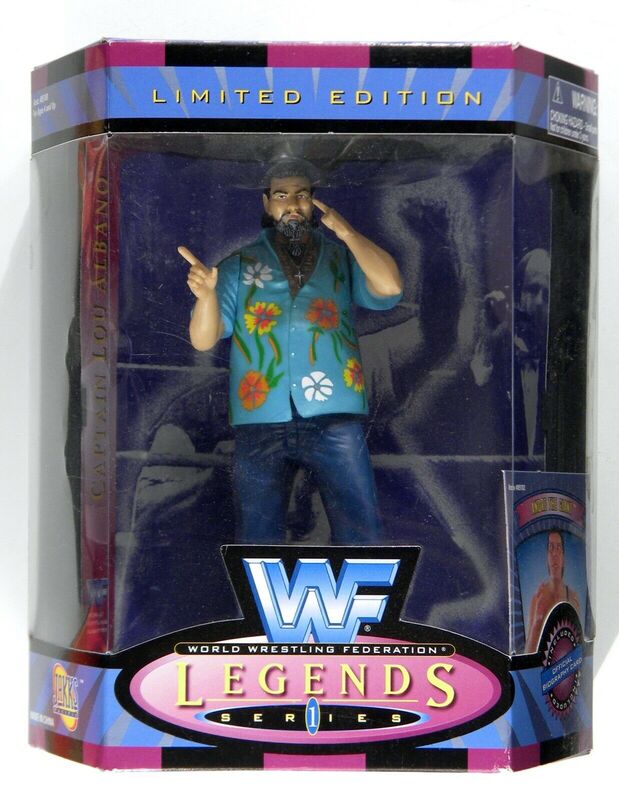 1998 WWF Jakks Pacific Legends Series 1 Captain Lou Albano Action & Toy Figures PWcatalog
