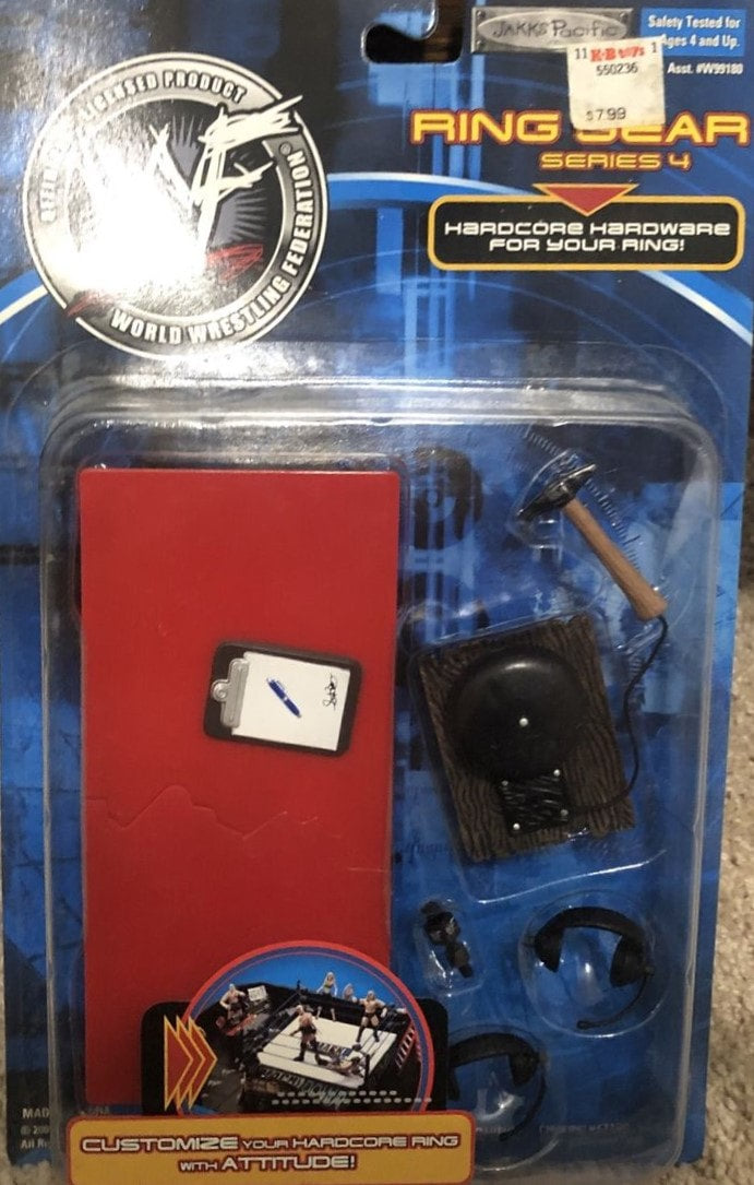 2001 WWF Jakks Pacific Ring Gear Series 4: Accessory Set #2 Action & Toy Figures PWcatalog