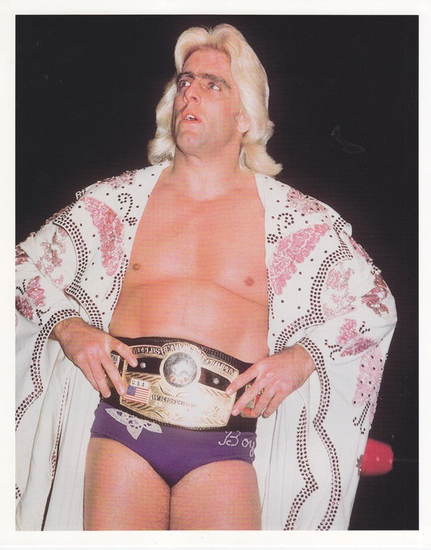 2004 Mid-Atlantic Reunion NWA CHAMPION Ric Flair 8x10 Promo Photo PWcatalog