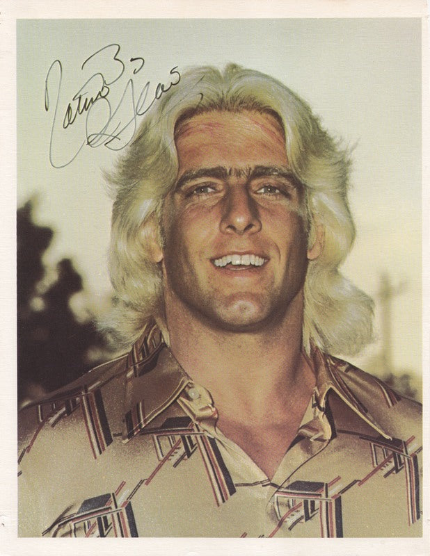 1980's NWA CHAMPION Ric Flair JCP color Promo Photo PWcatalog