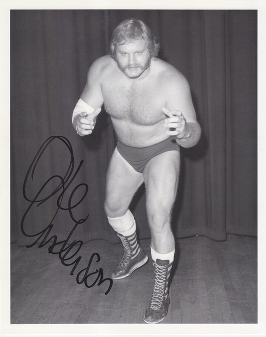 2004 Mid-Atlantic Reunion Ole Anderson (Signed) Promo Photo