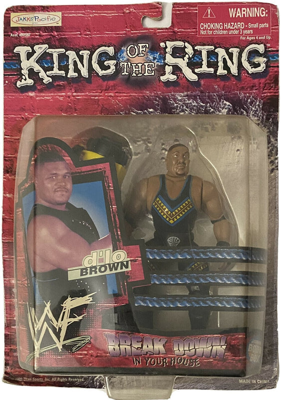 1999 WWF Jakks Pacific Break Down In Your House D'Lo Brown Action & Toy Figures PWcatalog