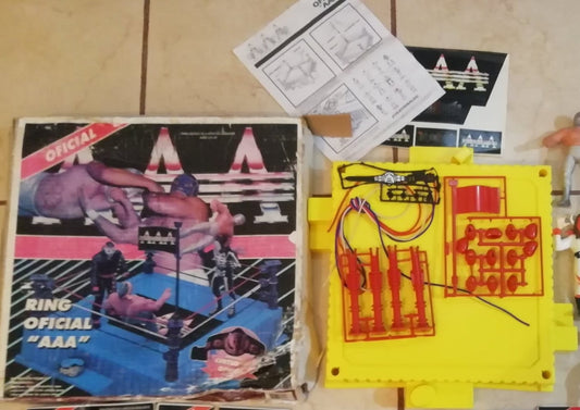 AAA Hasbro Oficial AAA Wrestling Rings & Playsets: Ring Oficial "AAA" Action & Toy Figures PWcatalog