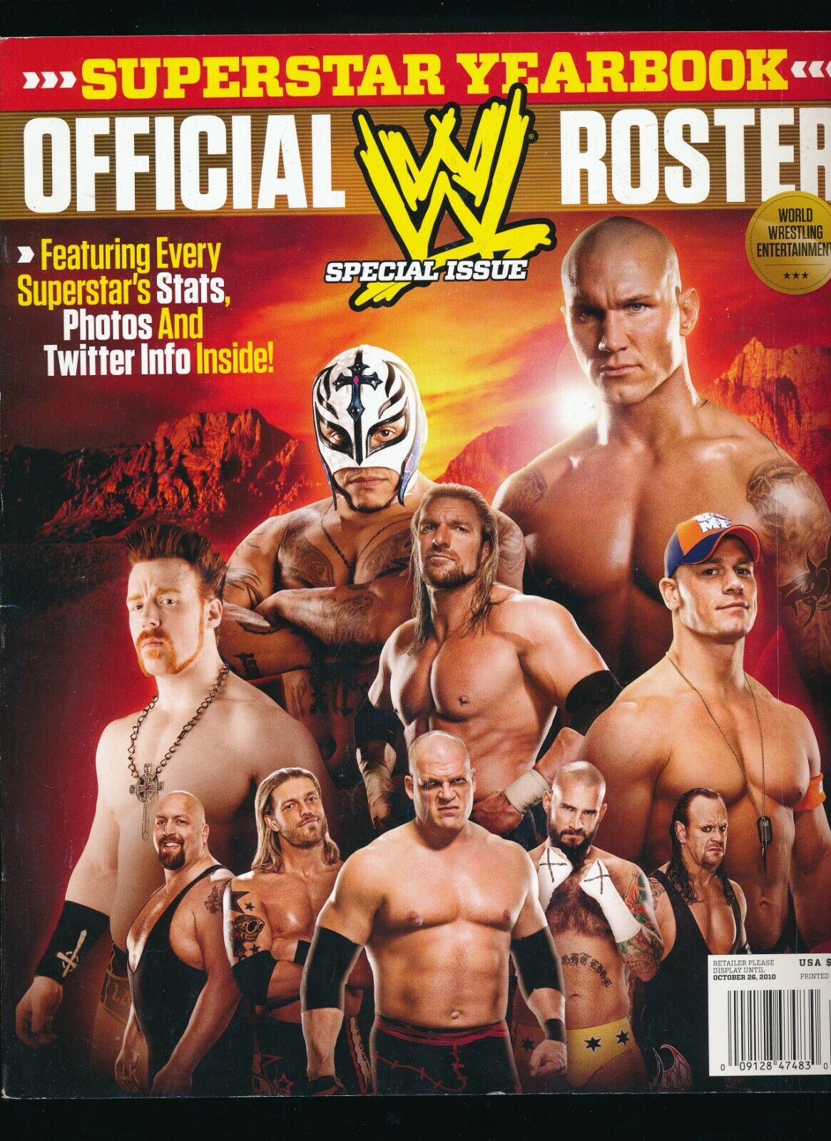 WWE Special magazine official roster 2010 Magazine PWcatalog