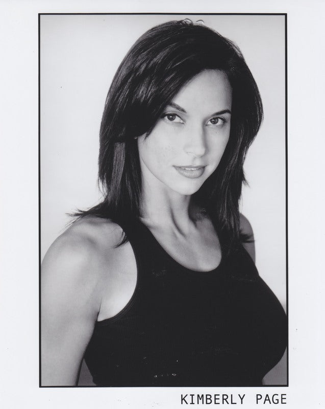 Kimberly Page Talent Agency Photo b/w PW Catalog