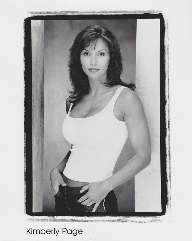 Kimberly Page Talent Agency Photo b/w PW Catalog