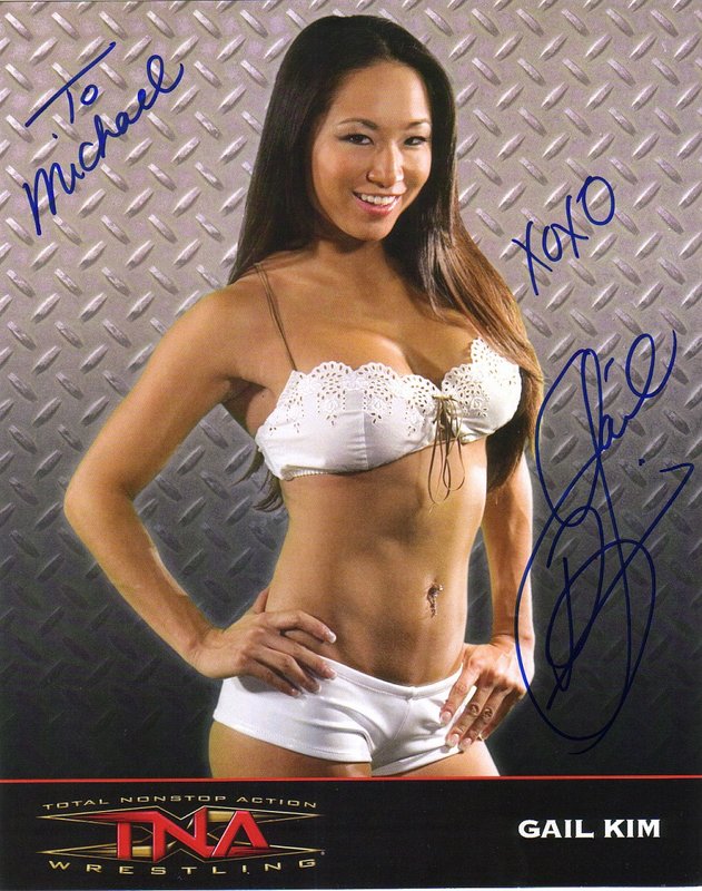 2007-2008 TNA Gail Kim (signed) PW Catalog