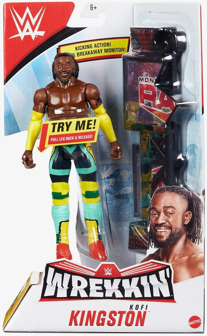 WWE Mattel Wrekkin' 2 Kofi Kingston Action & Toy Figures PWcatalog