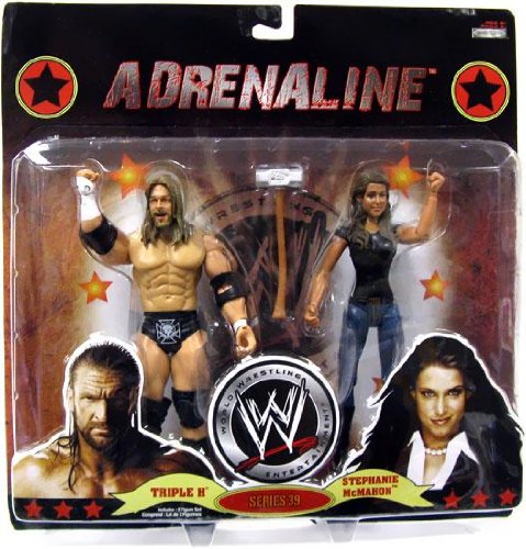 WWE Jakks Pacific Adrenaline 39 Triple H & Stephanie McMahon Action & Toy Figures PWcatalog
