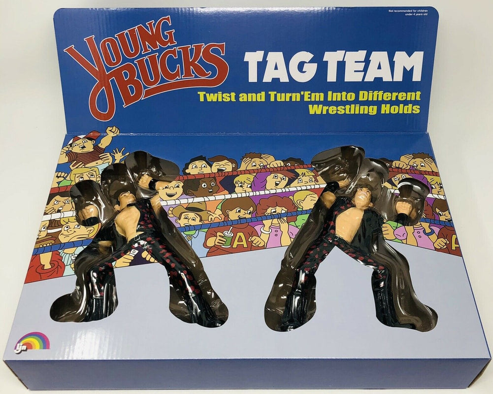 LJN Young Bucks Tag Team: Matt Jackson & Nick Jackson Action & Toy Figures PWcatalog
