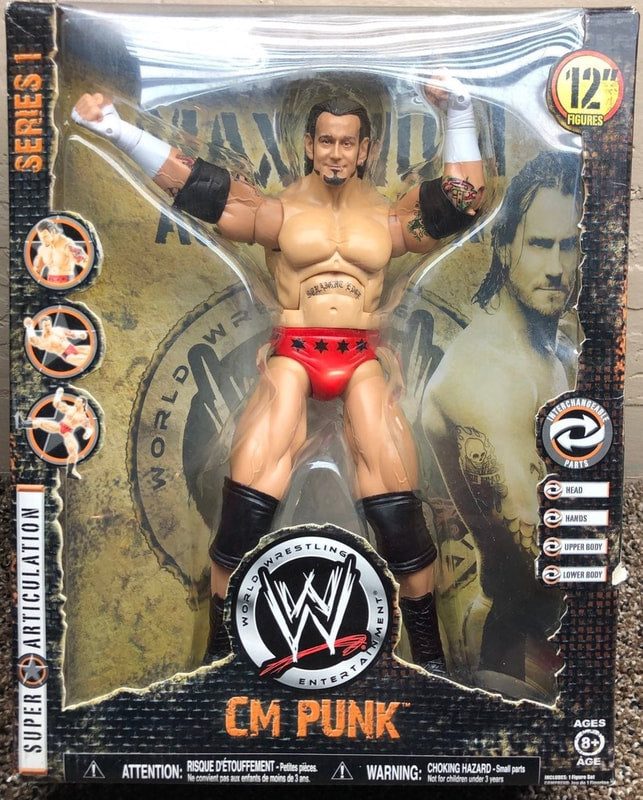 WWE Jakks Pacific Maximum Aggression 1 CM Punk Action & Toy Figures PWcatalog