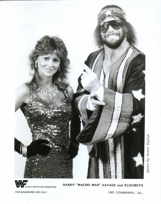 1985 Macho Man Randy Savage Elizabeth (debut Liz promo) PWcatalog