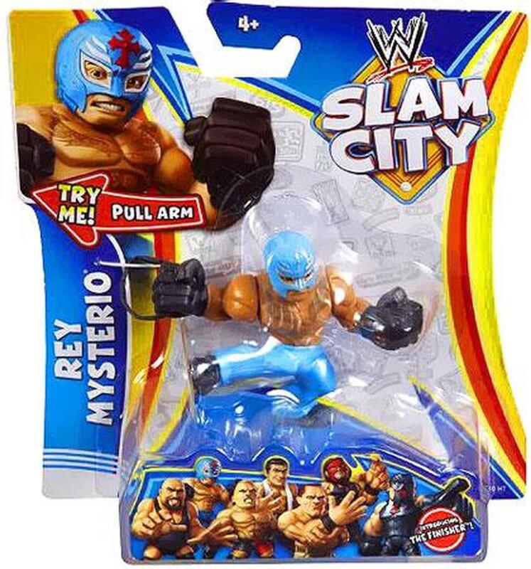 WWE Mattel Slam City 1 Rey Mysterio Action & Toy Figures PWcatalog