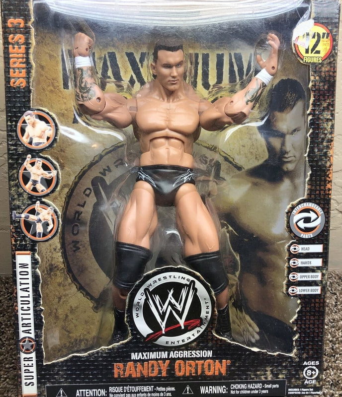 WWE Jakks Pacific Maximum Aggression 3 Randy Orton Action & Toy Figures PWcatalog