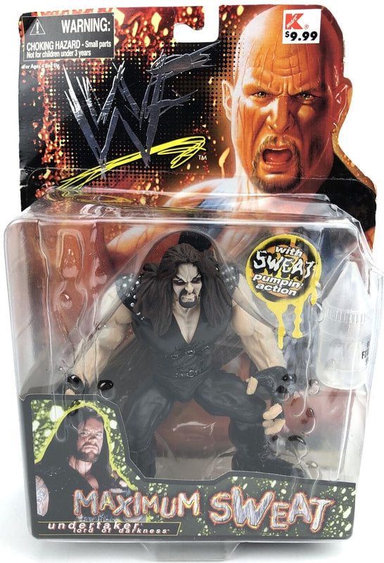 1999 WWF Jakks Pacific Maximum Sweat Series 1 Undertaker Action & Toy Figures PWcatalog