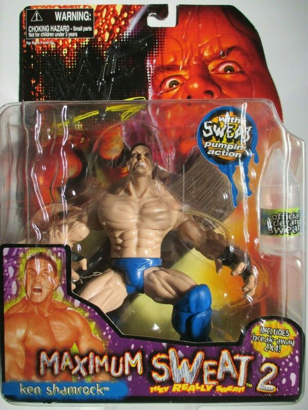 1999 WWF Jakks Pacific Maximum Sweat Series 2 Ken Shamrock Action & Toy Figures PWcatalog