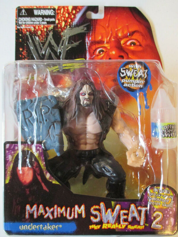 1999 WWF Jakks Pacific Maximum Sweat Series 2 Undertaker Action & Toy Figures PWcatalog