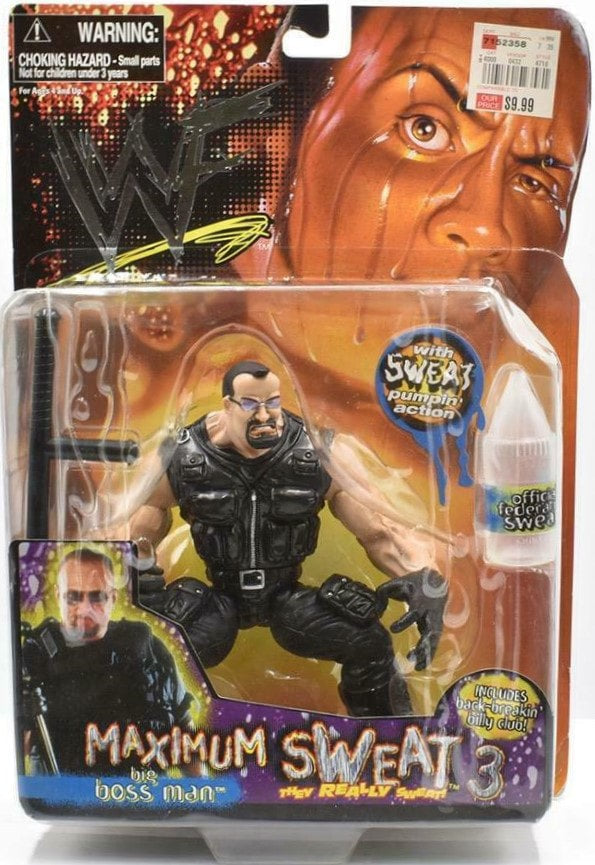1999 WWF Jakks Pacific Maximum Sweat Series 3 Big Boss Man Action & Toy Figures PWcatalog