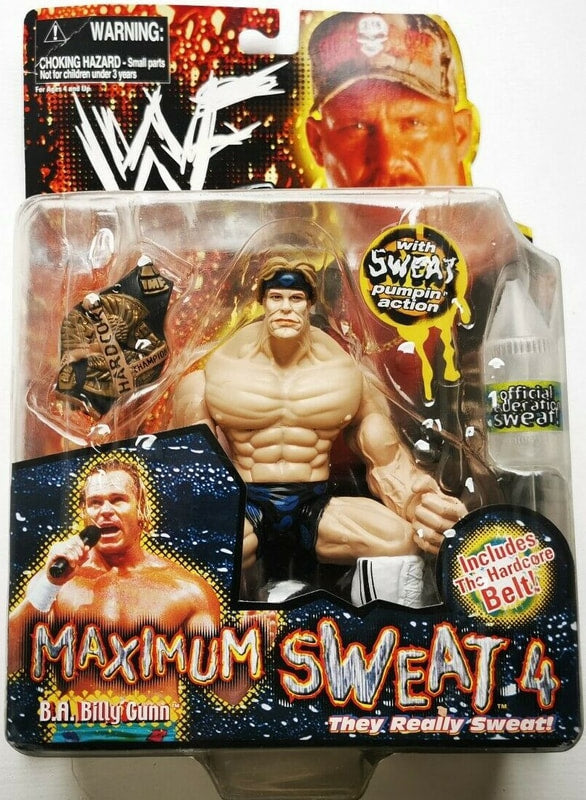 1999 WWF Jakks Pacific Maximum Sweat Series 4 B.A. Billy Gunn Action & Toy Figures PWcatalog