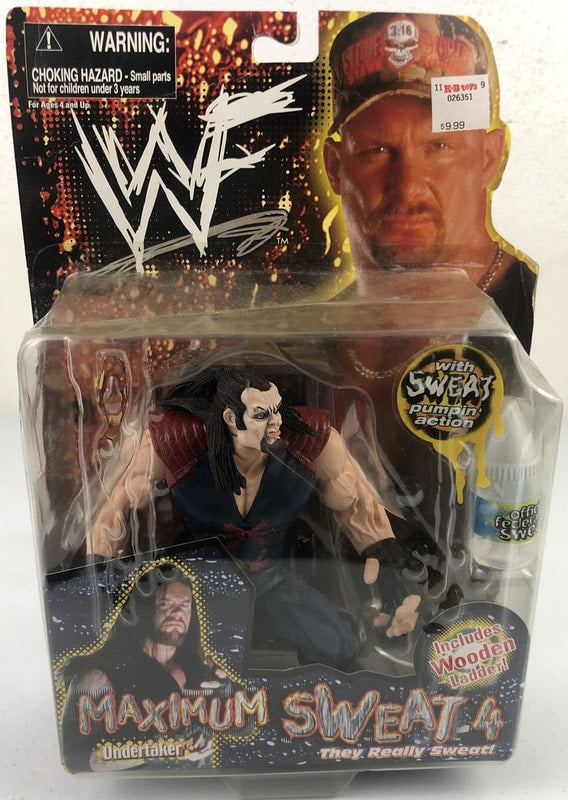 1999 WWF Jakks Pacific Maximum Sweat Series 4 Undertaker Action & Toy Figures PWcatalog
