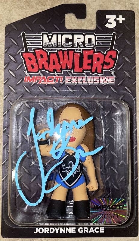 TNA/Impact Wrestling Pro Wrestling Tees Impact! Wrestling Exclusive Micro Brawlers 1 Jordynne Grace Action & Toy Figures PWcatalog