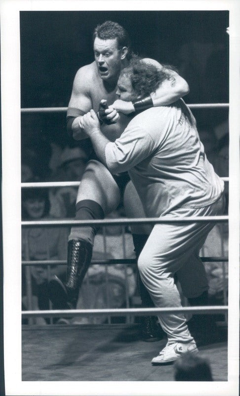 1990 WCW Mean Mark (Undertaker) press photo Promo Photo PWcatalog