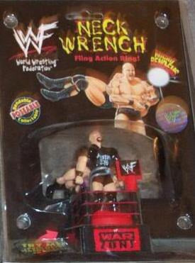 WWF Just Toys Micro Bend-Ems Neck Wrench Fling Action Ring Stone Cold Steve Austin & Val Venis Action & Toy Figures PWcatalog