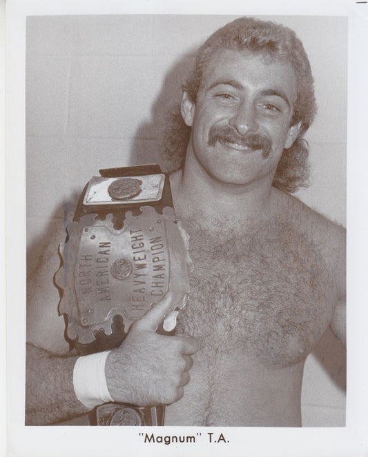 1980s Mid-South North American Champion Magnum T.A. Promo Photo