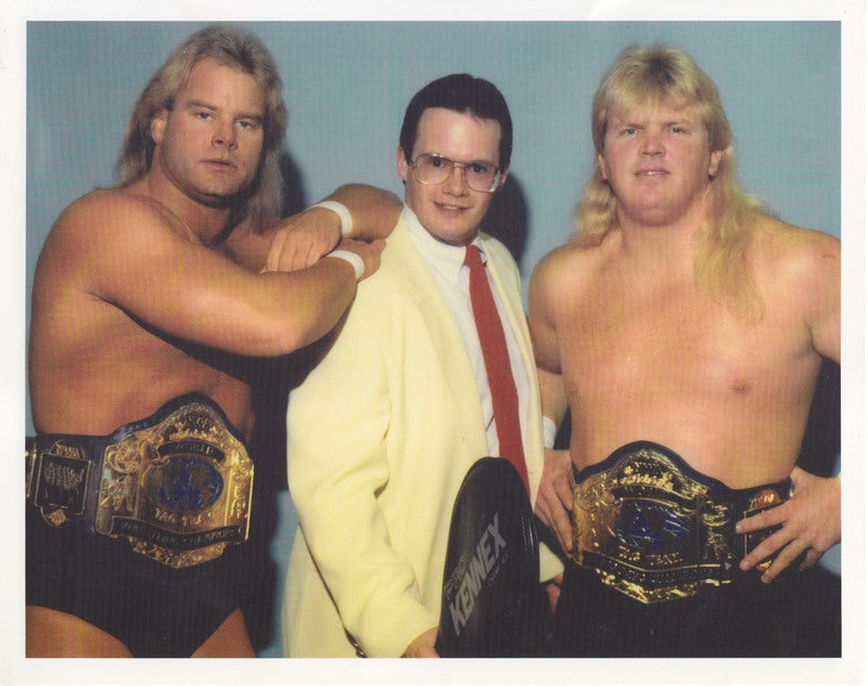 2005 NWA WORLD TAG TEAM CHAMPIONS Midnight Express Wrestle Reunion 8x10 Promo Photo PWcatalog