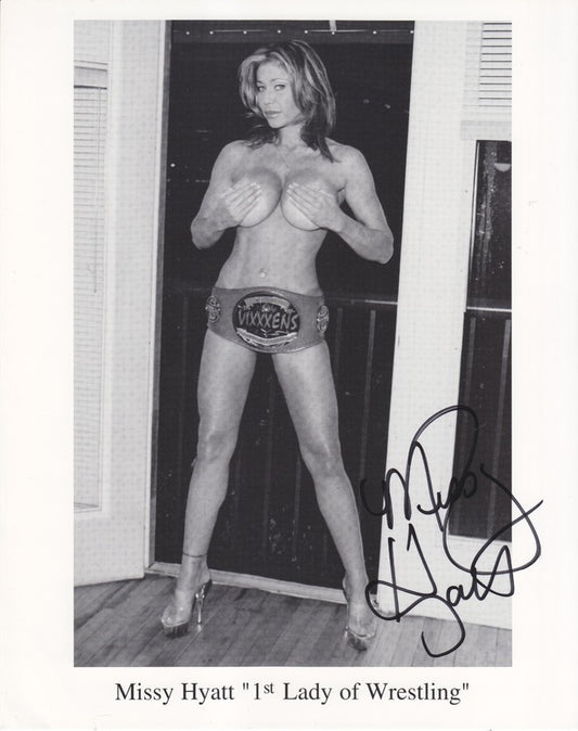 2005 Missy Hyatt NJ Chiller Theater Signed 8x10 Promo Photo