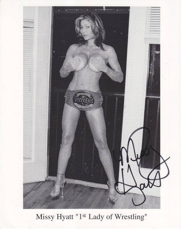 2005 Missy Hyatt NJ Chiller Theater signed 8x10 Promo Photo PWcatalog