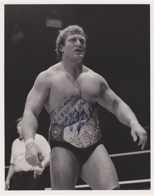 Mr. Wonderful Paul Orndorff (signed) b/w PW Catalog