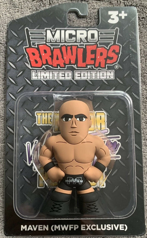 2021 Major Wrestling Figure Podcast Micro Brawlers Maven Action & Toy Figures PWcatalog