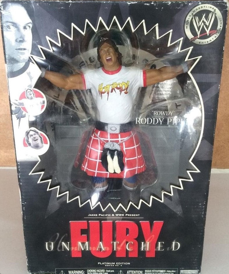 WWE Jakks Pacific Unmatched Fury 6 Roddy Piper Action & Toy Figures PWcatalog